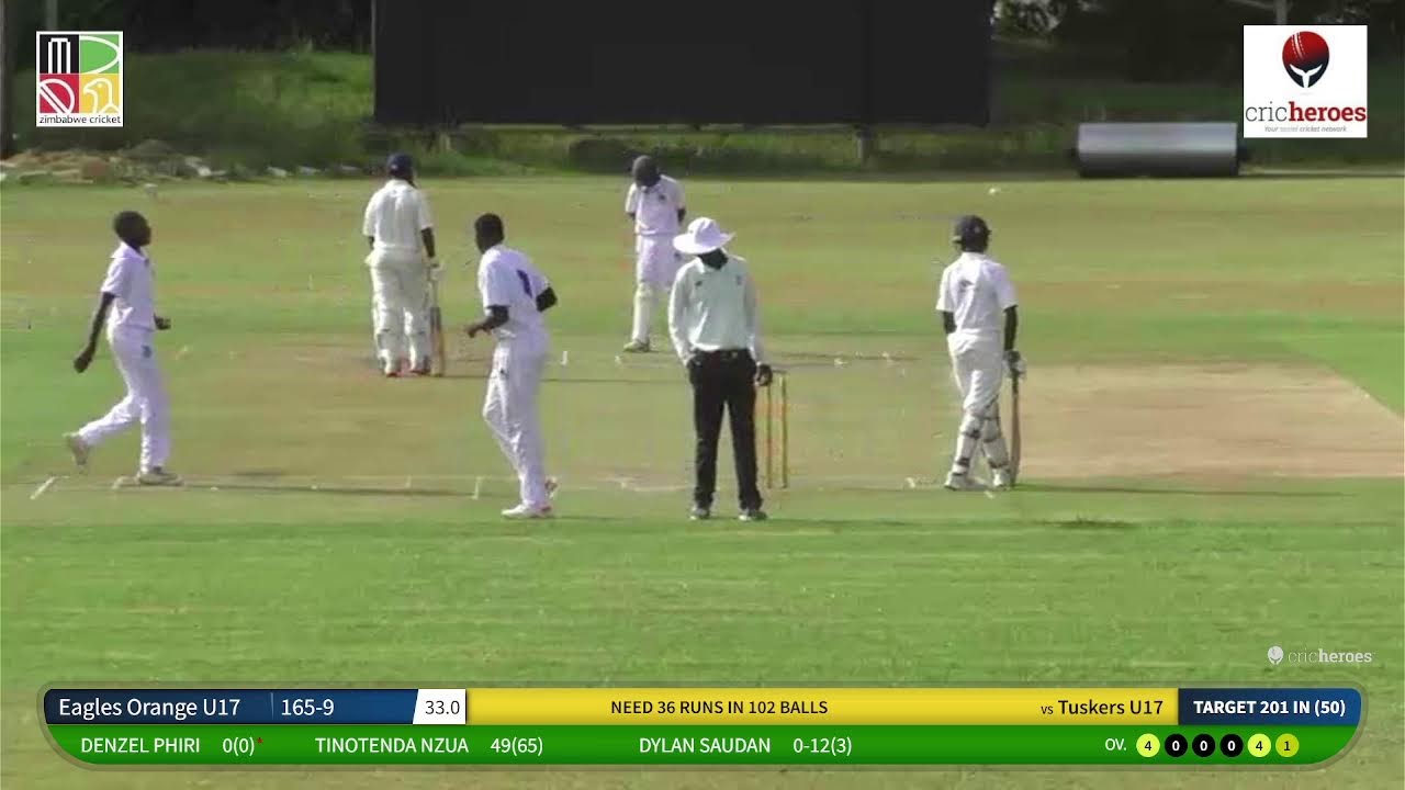 Zimbabwe Under 17 Week - 50 Over Match - Eagles U17 vs Tuskers U17