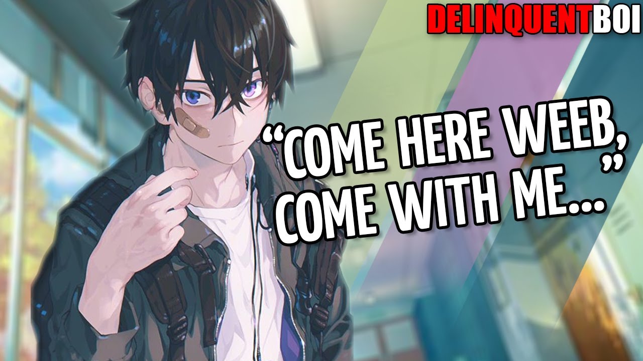 Delinquent Classmate Flirts with You - Anime Boy ASMR Roleplay