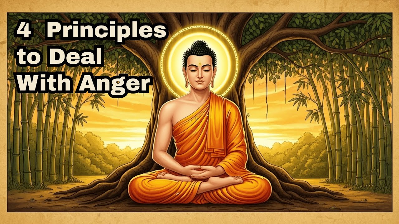 4  Profound Principles to Deal With Anger | Story of The Buddha and The Angry Man