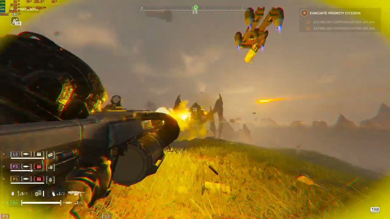 HELLDIVERS 2 - Ryzen 5700X3D + RTX 4070 Super w/ SMOOTH MOTION-ON [SUPER HELLDIVE vs. TERMINIDS]