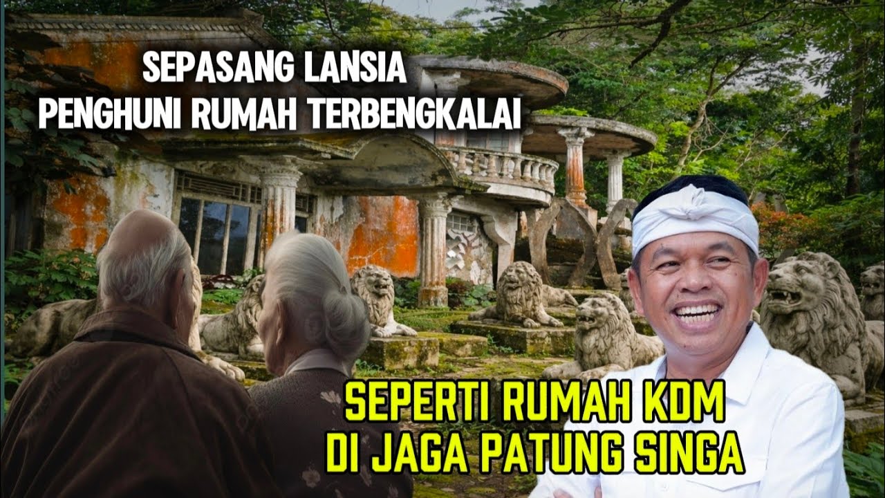 SUKABUMI HEBOH...! SEPASANG LANSIA PENGHUNI RUMAH TERBENGKALA|| SEPERTI  RUMAH KDM ADA PATUNG SINGA