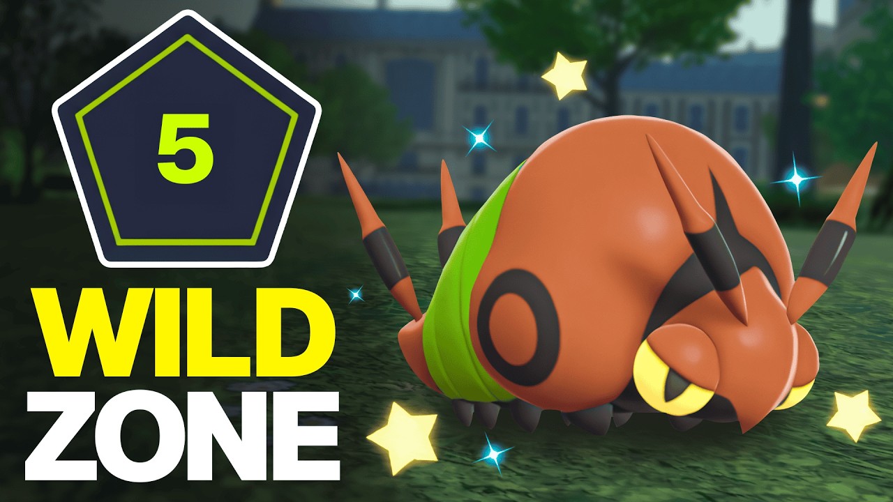 Przewodnik po 100% Shiny Wild Zone 5 | Pokemon Legends Z-A