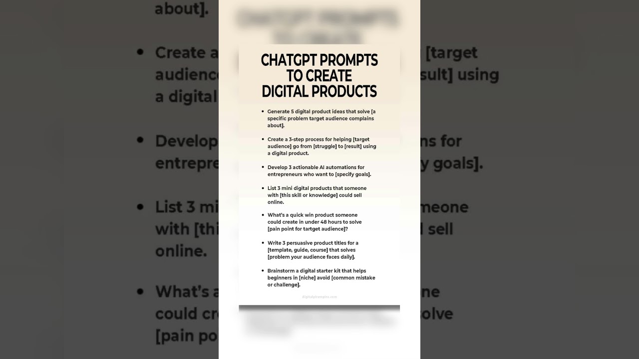 How to Create Digital Products in Minutes With ChatGPT