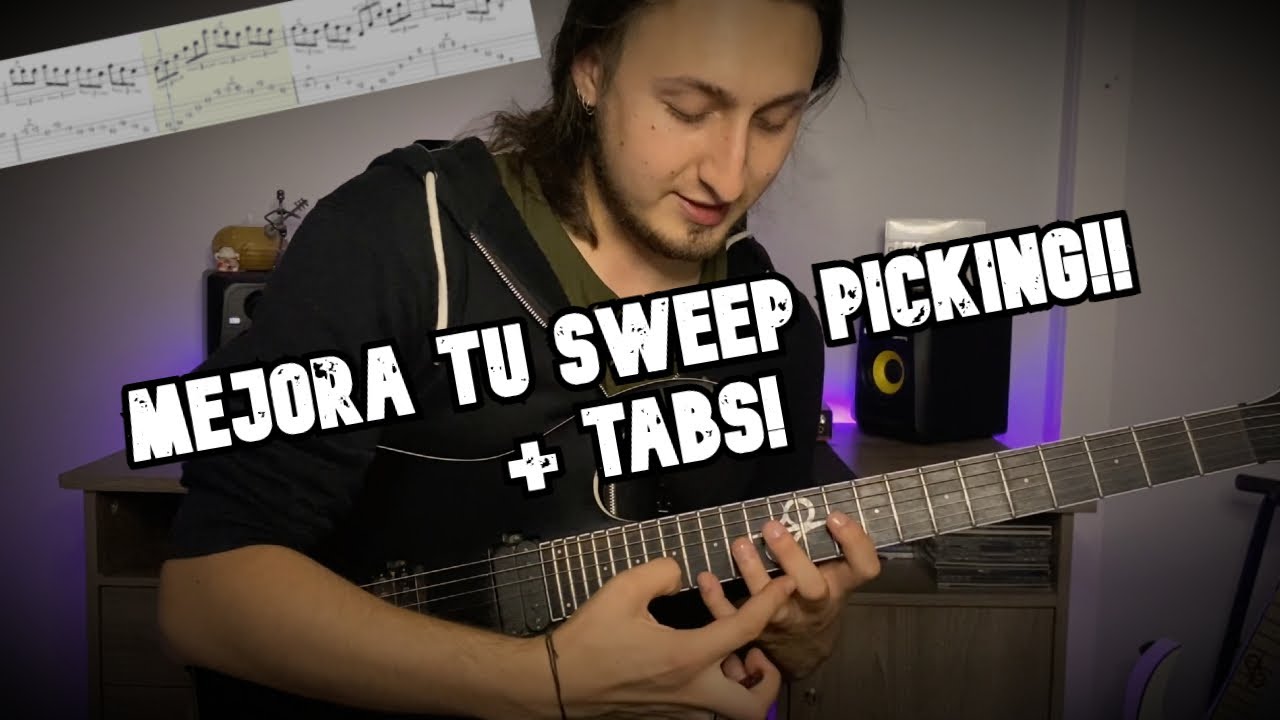 MEJORA tu SWEEP PICKING con estos ejercicios y tips (TABS)