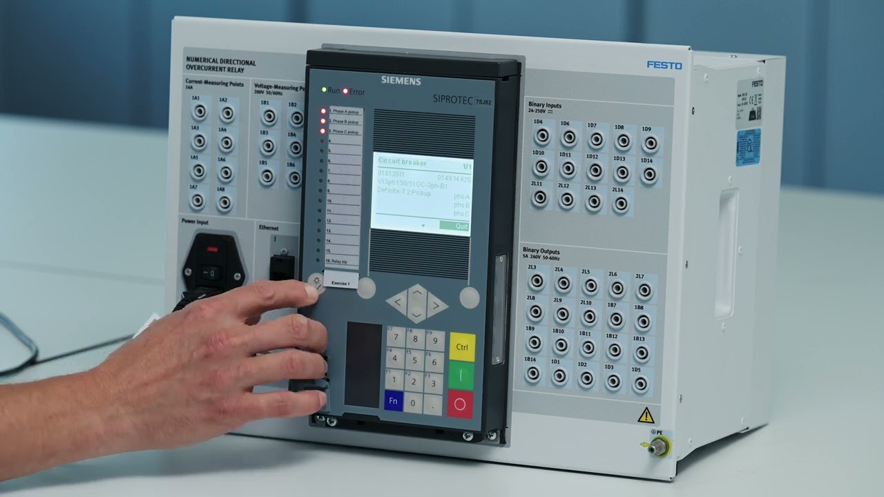 Numerical protective relays: A practical training course