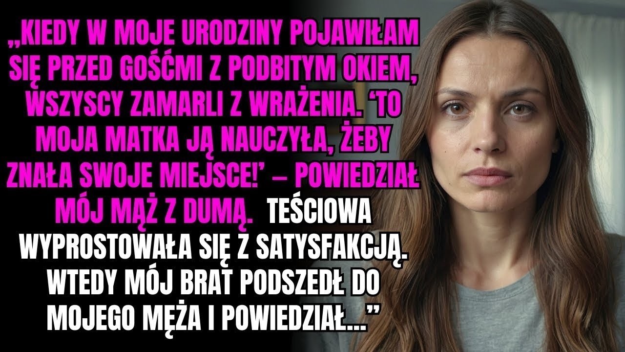 „To moja matka dała jej nauczkę, żeby znała swoje miejsce!” — powiedział mój mąż z dumą do gości,