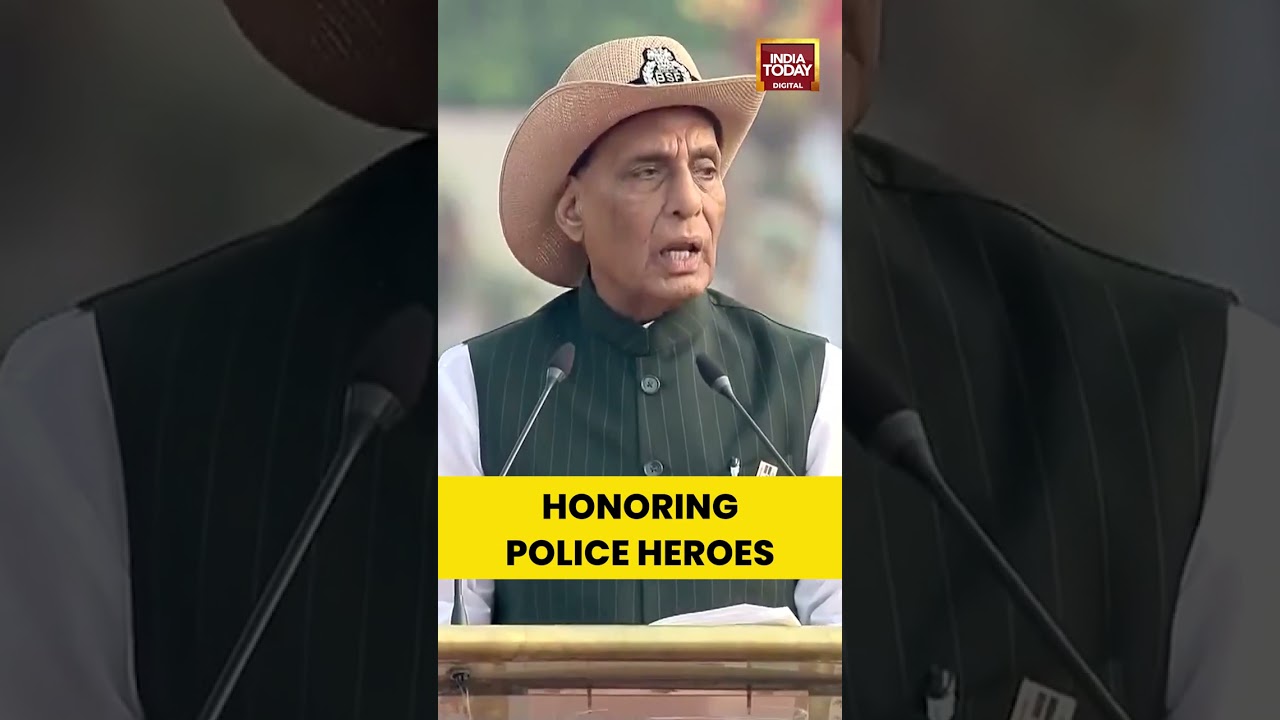 Rajnath Singh: Police Memorial Honors Heroes | India Today News