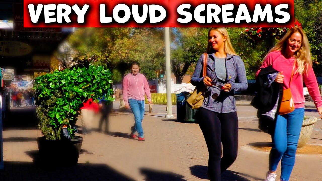 Bushman Prank: Screams vs Very Loud Screams!!