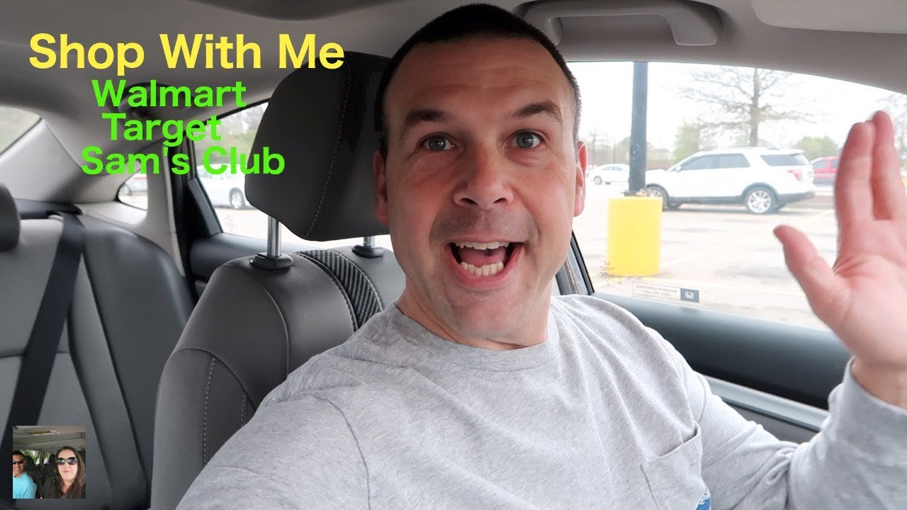 Shop With Me Paul @ Walmart Target Sams Club Grocery Shopping | PaulAndShannonsLife