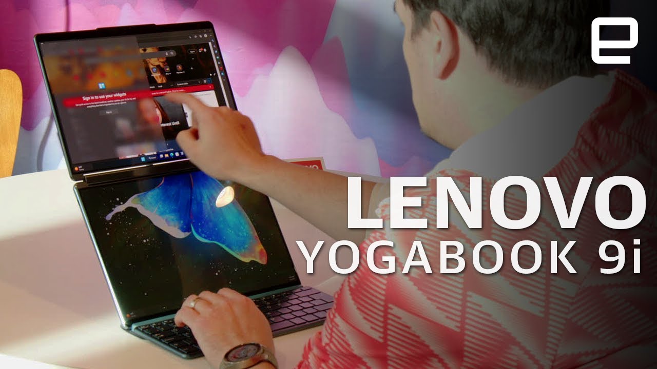 Lenovo Yogabook 9i hands-on at CES 2023