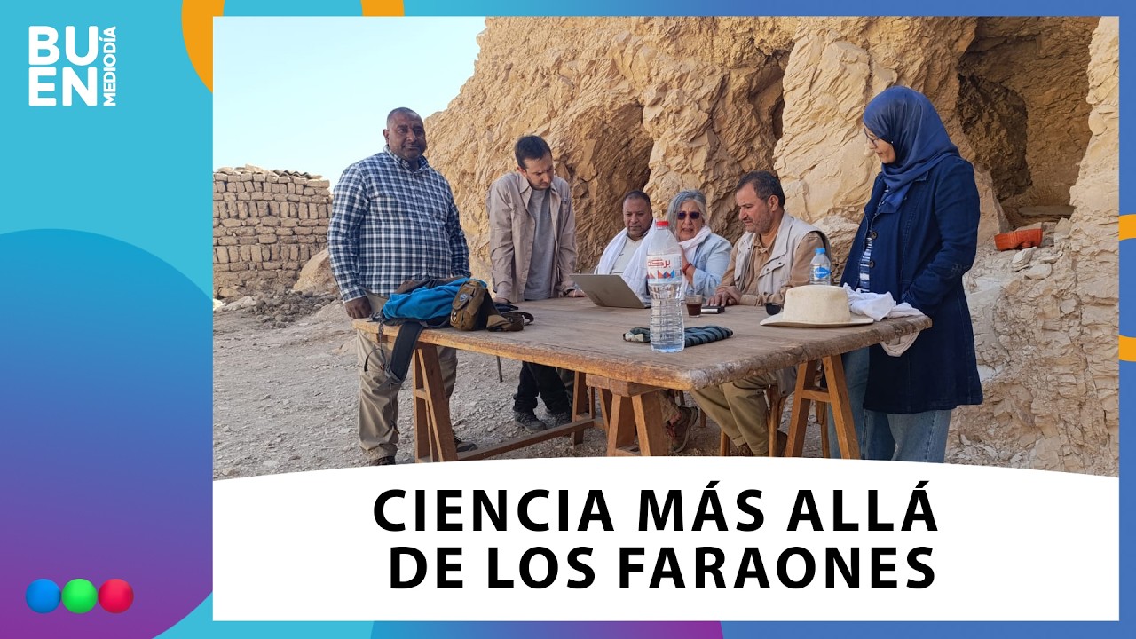 Argentinos investigan tumbas egipcias de 3.500 años