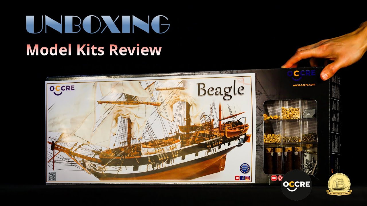 Unboxing the MOST Popular OcCre Ship Model Kit, HMS Beagle 1:60 Scale