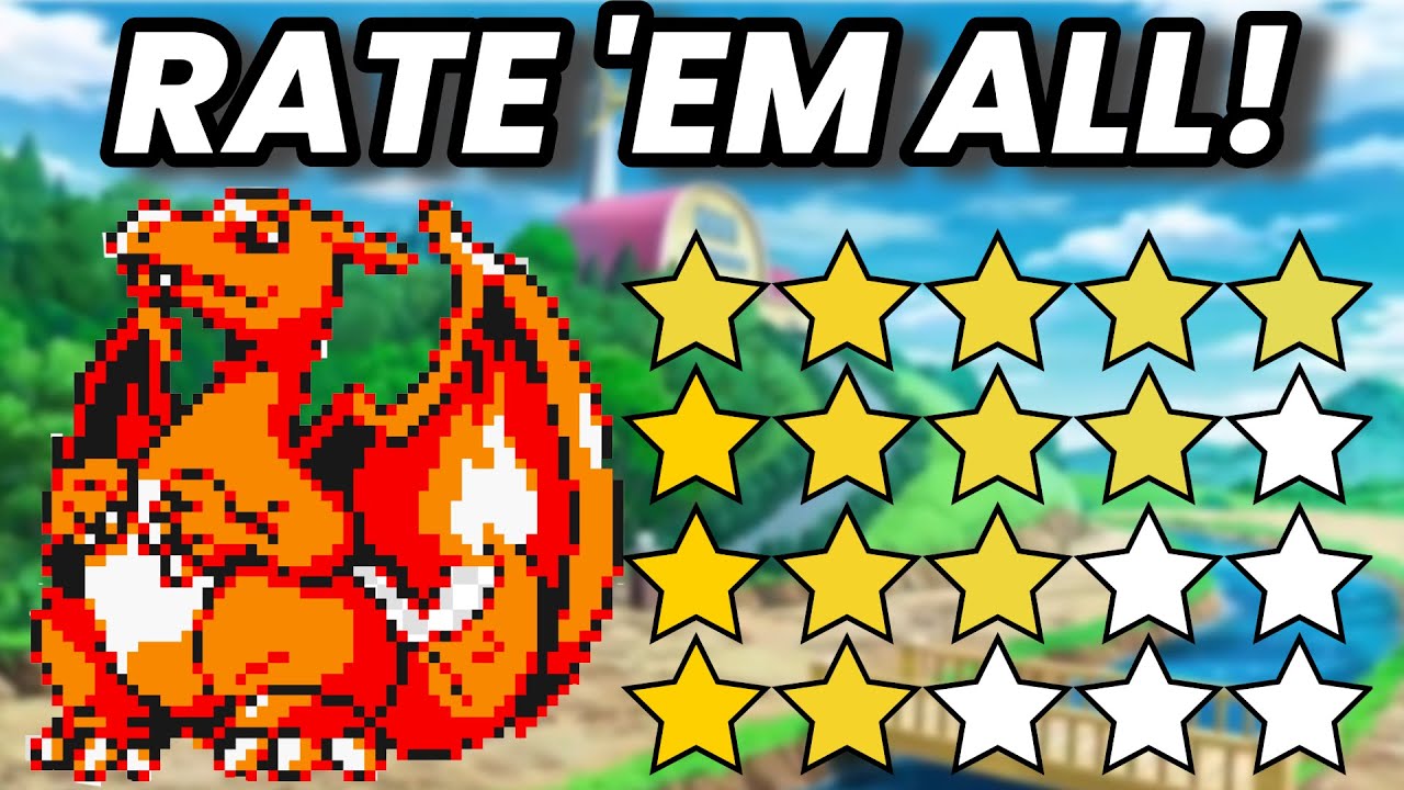 Every KANTO Pok&eacute;mon! RATE 'EM ALL Compilation!