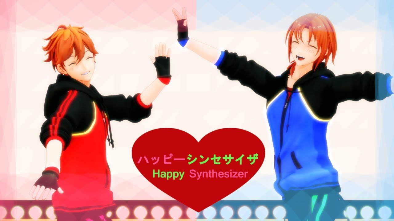 【MMDあんスタ】Subaru☆ & Leo♞ - ハッピーシンセサイザ  (HAPPY SYNTHESIZER) 60fps