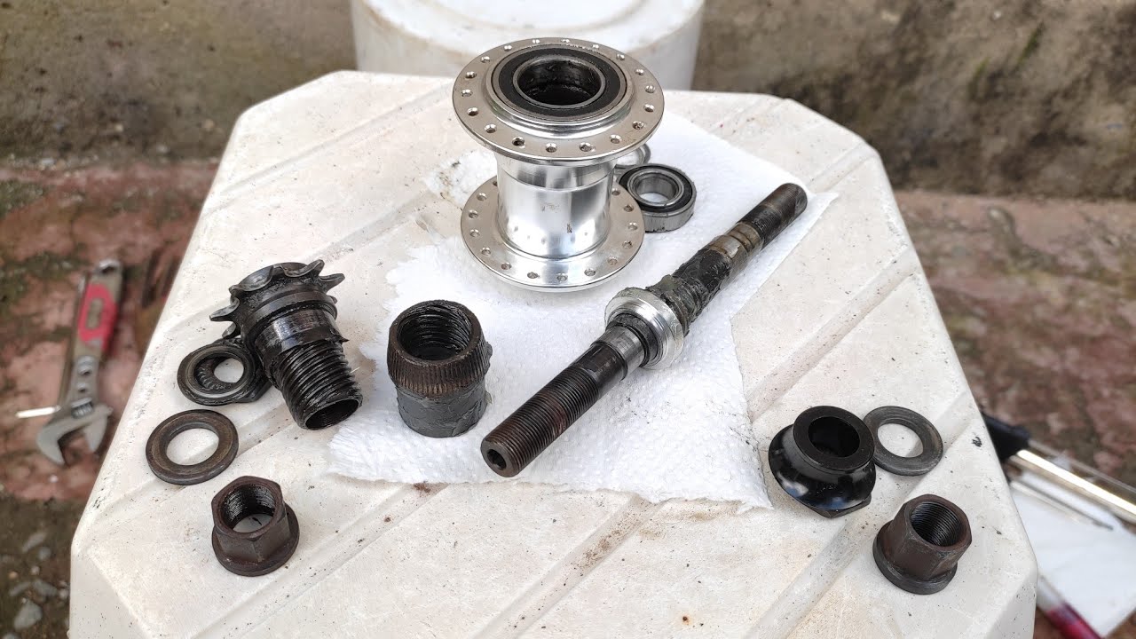 How To Service a BMX Freecoaster Hub. (ASMR)