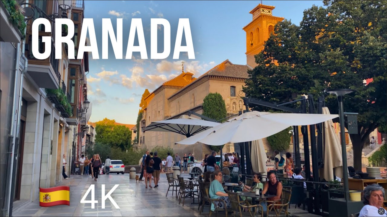 🇪🇸 Granada en 4K: Paseo mágico desde la Universidad hasta el Albaicín🚶‍♂️