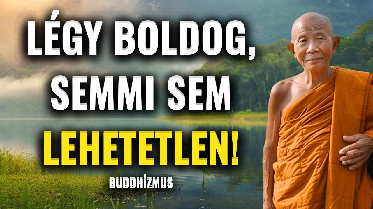 Hogyan maradj BOLDOG, amikor minden ÖSSZEOMLIK - Buddhista tanítás az örömért és békéért