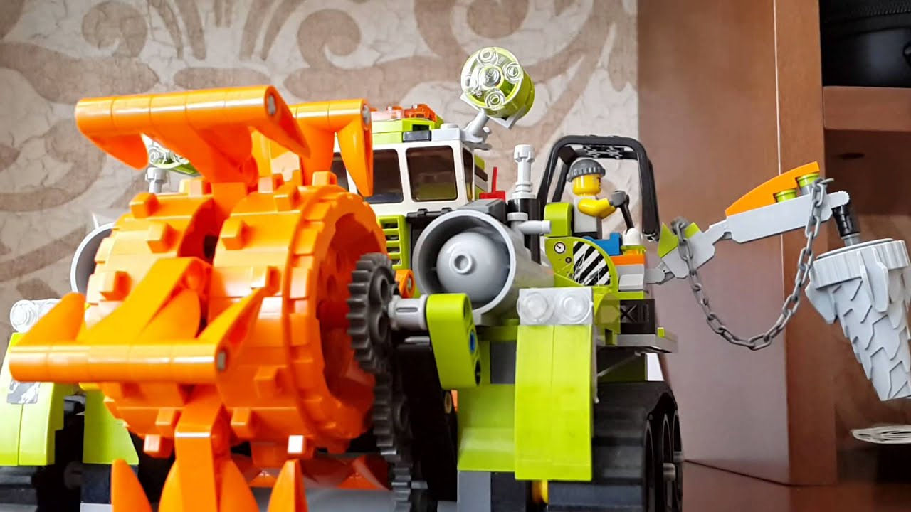 Lego Power Miners Review Crystal Sweeper (обзор)