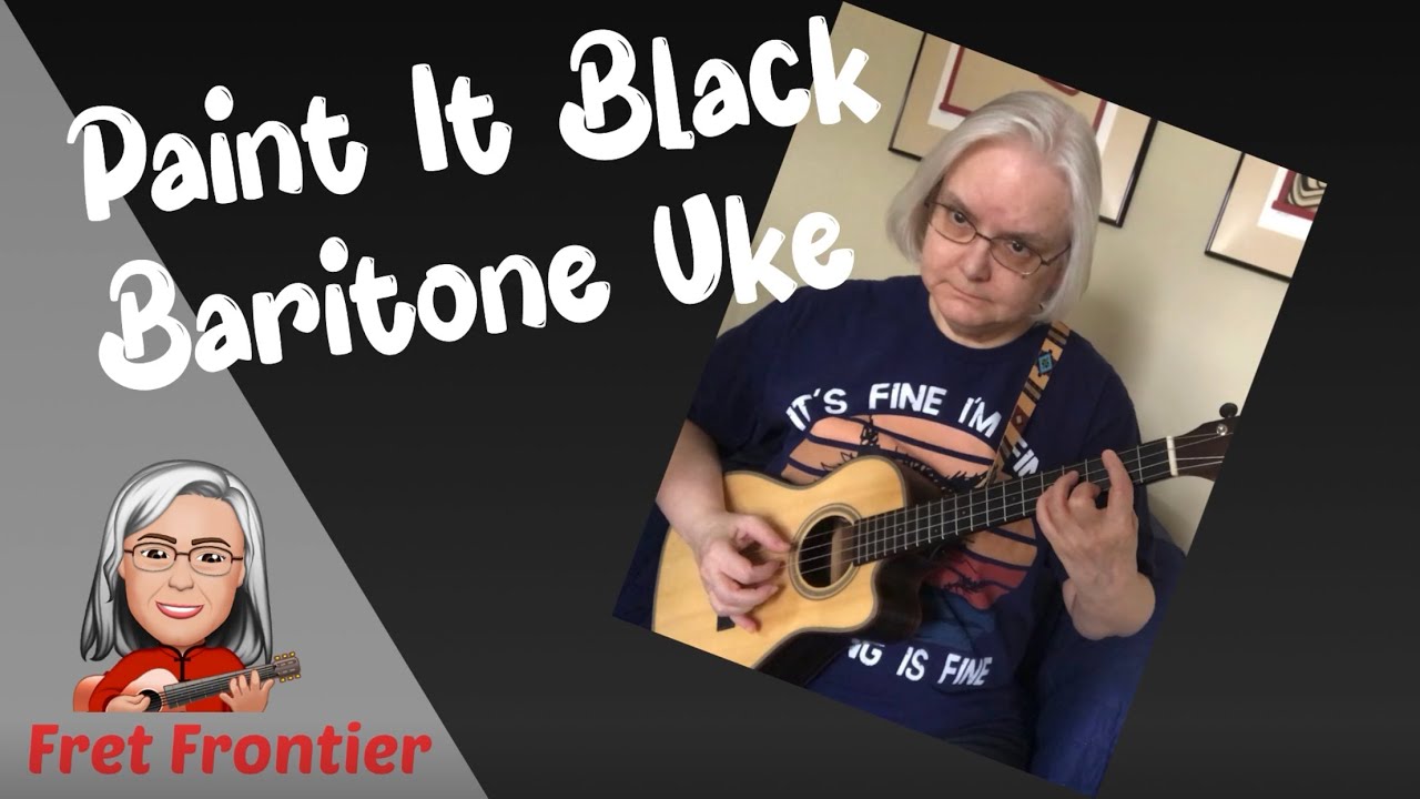 Paint it Black - Baritone Uke