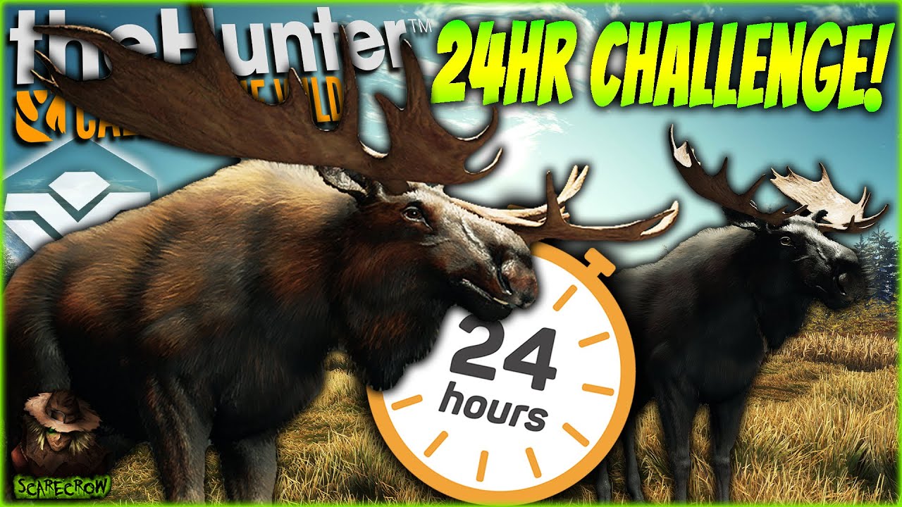 We Hunted For The Great One Moose For 24hrs & Got Insane Diamonds & Rares! Call of the wild