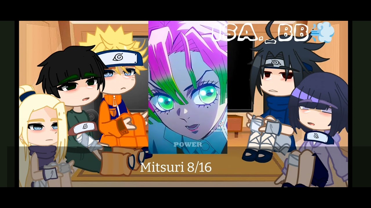 🩷💨Naruto e seus amigos react to Sakura Haruno as Mitsuri 🩷💨