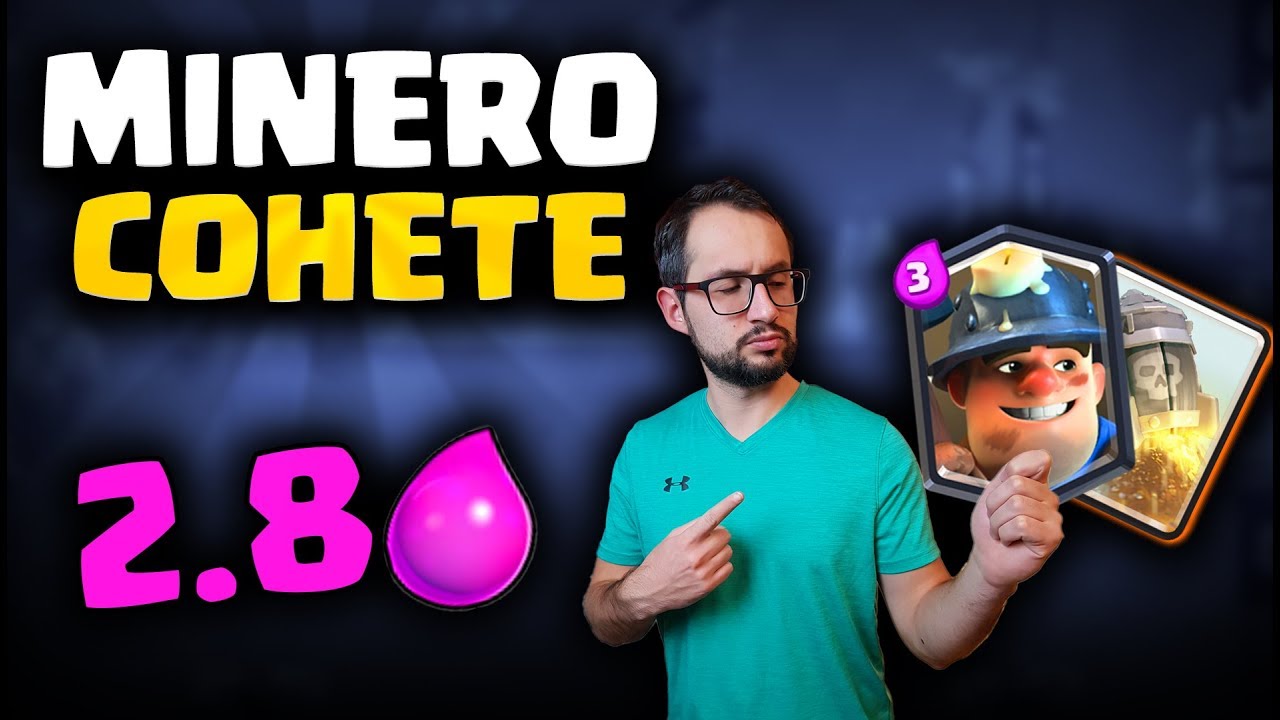 ¡MINERO COHETE CICLO RÁPIDO, 2.8 ELIXIR! CON LANZAFUEGOS | Malcaide Clash Royale