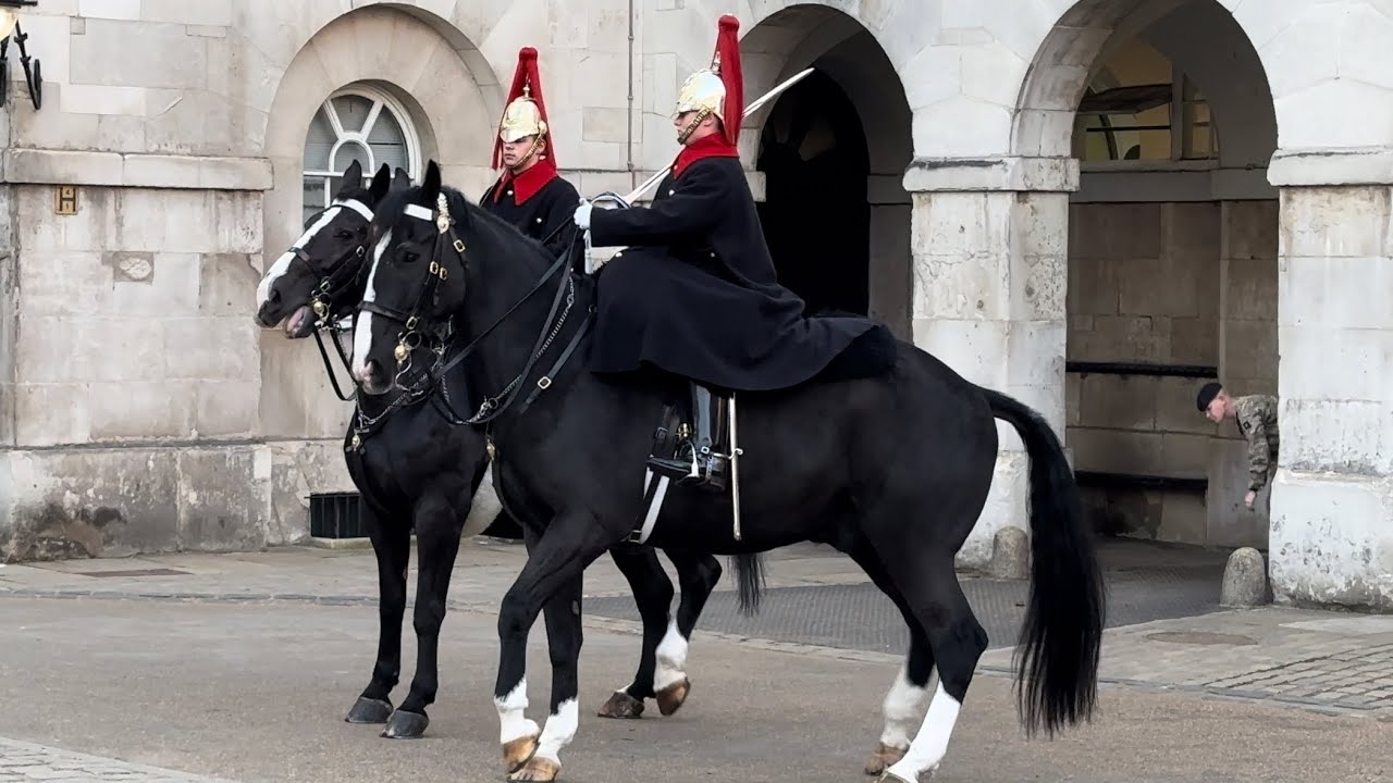 Horses Spooked By The Passing Band