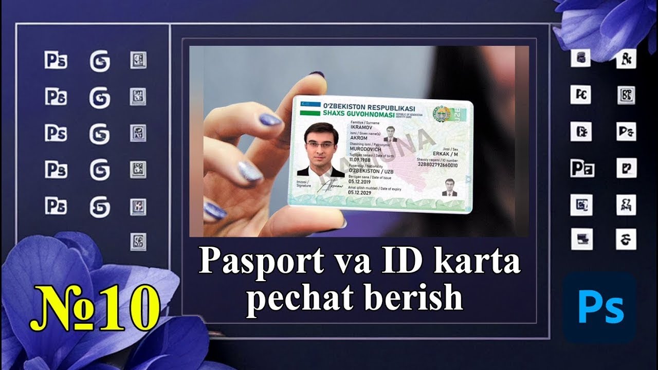 №10. Pasport va ID karta pechat berish