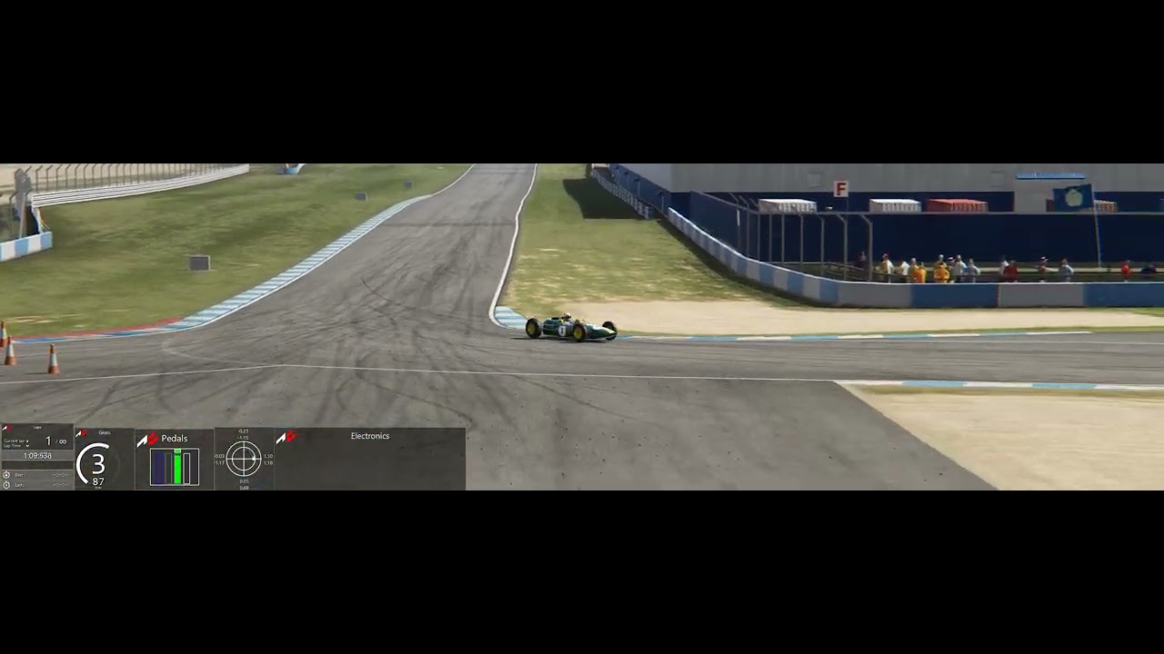 Assetto Corsa Donington Park GP Lotus Type 25 World Record 1:46.366 TV Cam