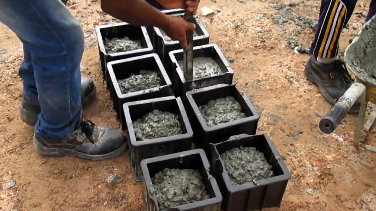 How to do Concrete Cube Test at Construction Site