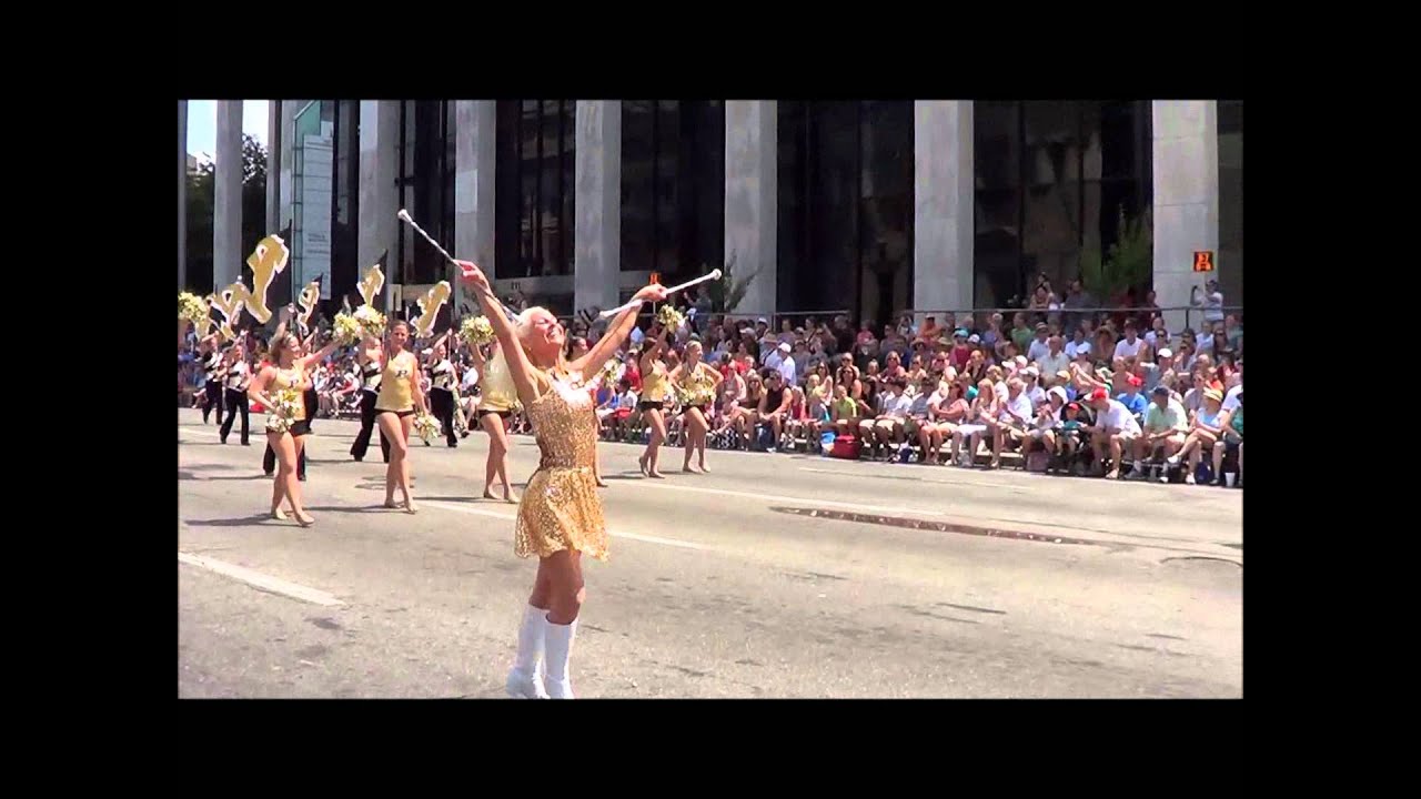 Purdue All American Marching Band with Valerie (Ludwick) Willman at the Indy 500 Parade 2012
