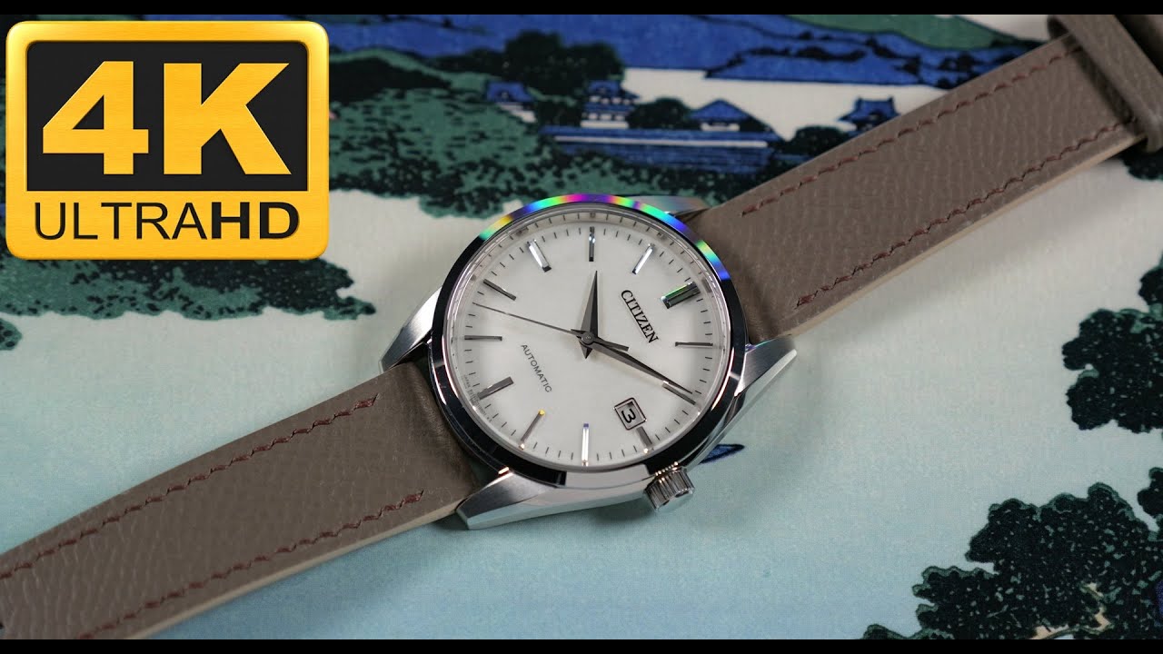 Бюджетные часы Grand Seiko: [JDM] Citizen NB1060-04A x Roiberd Atelier Custom Epsom Leather Strap