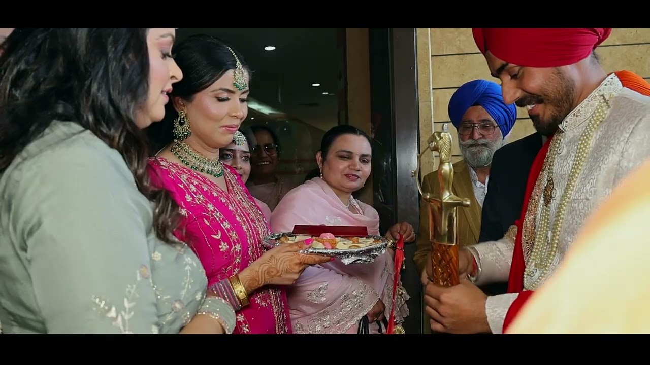 inder studio pakhowal 9872714150 wedding highlight Bakhshish + Harsimran
