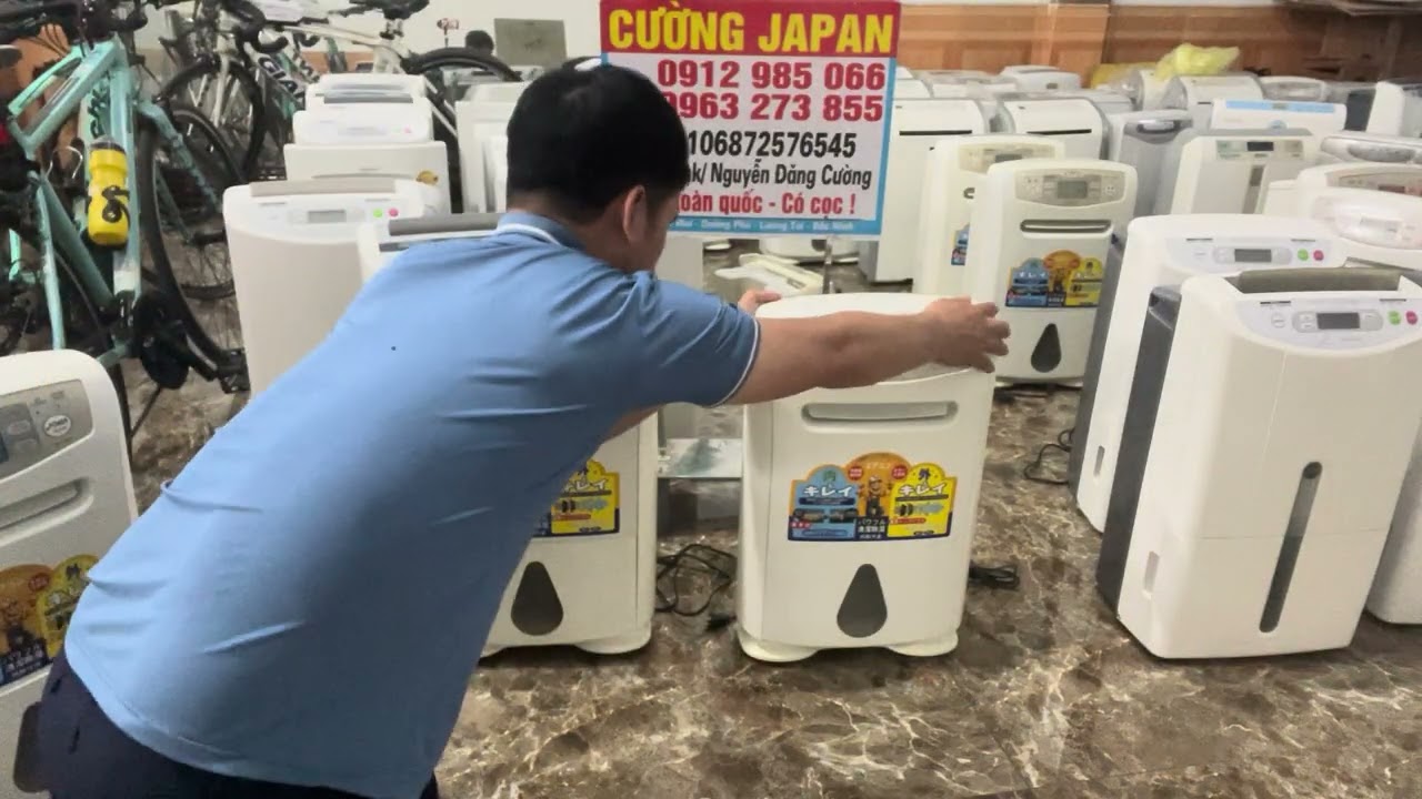 Hút ẩm nhật bãi mitsu chân voi 26lít điện 220v hàng đẹp