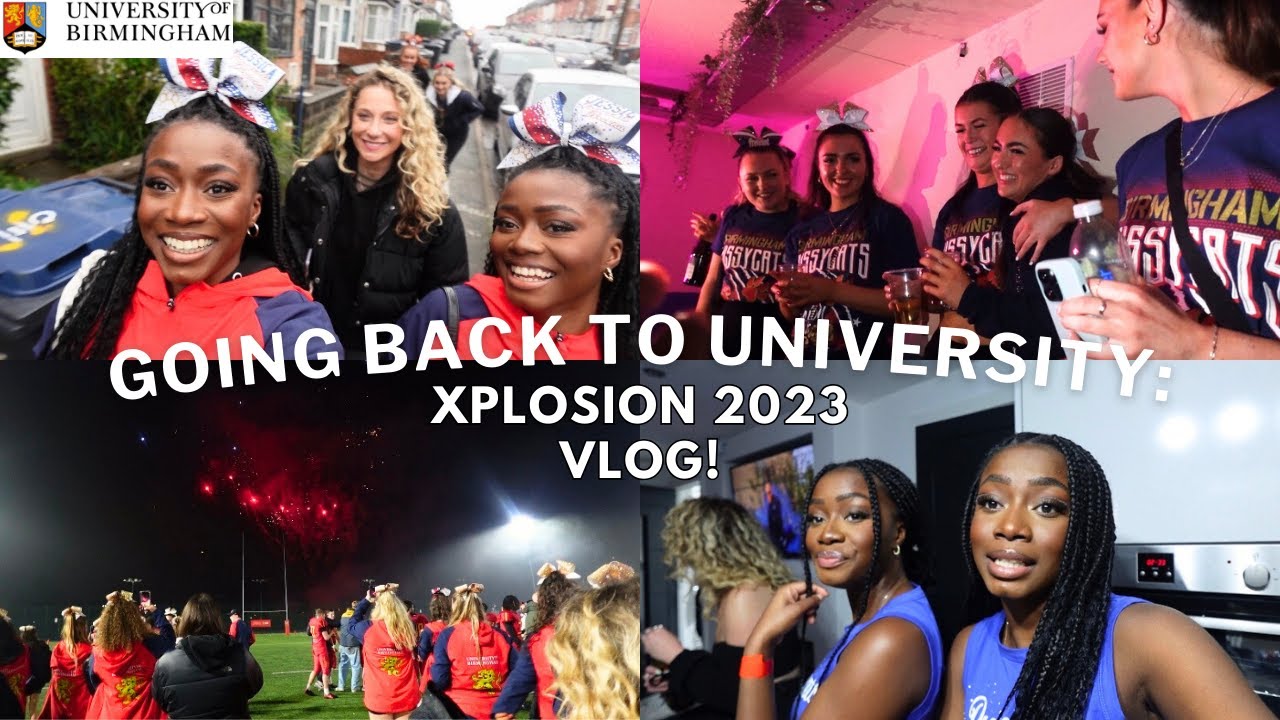GOING BACK TO UNIVERSITY! | XPLOSION 2023 VLOG! | Jessie & Jessica | University of Birmingham