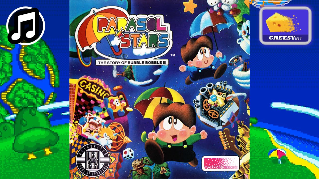 Parasol Stars OST (Sound Test Mode) - Turbografx-16: HD60