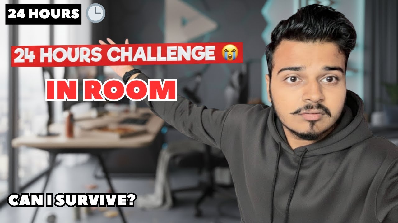 Living 24 Hour In My Room Challenge in Indore😱 | You Won’t Believe What Happened! 😰