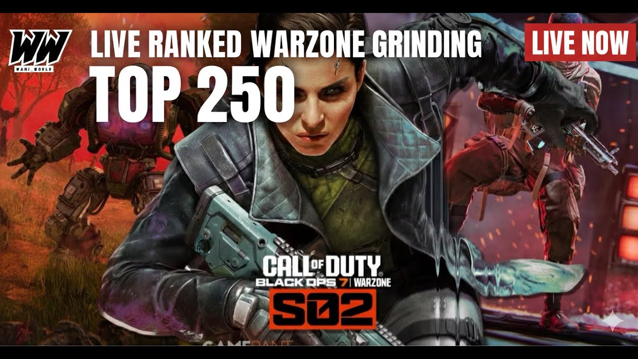 🟢LIVE ....🔴CHASSING #250 WARZONE RANKED !!!🔔