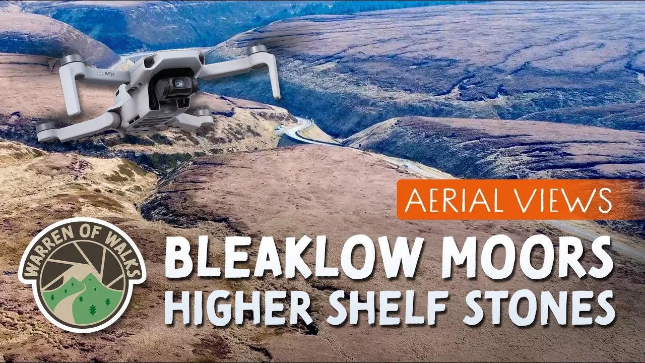 AERIAL TOUR - Peaceful Drone Views of Bleaklow's Martian Landscape 🚁⛰️ The Snake Pass PEAK DISTRICT