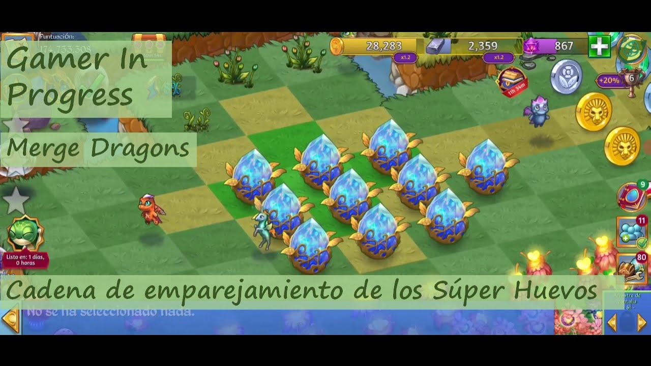 Merge Dragons - Cadena de emparejamiento de Súper Huevos - Descubriendo los dragones del más allá
