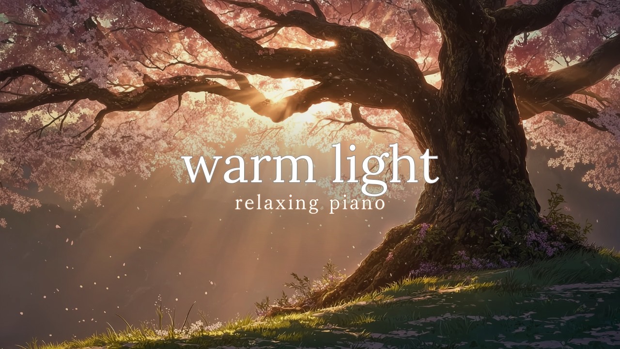 Find Peace in the Warm Light 🌳🌅 Relaxing Piano to Calm Your Anxiety