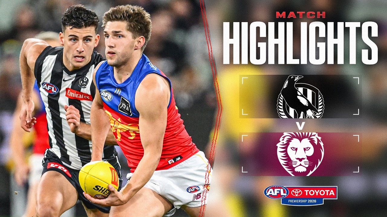 Collingwood v Brisbane Lions Highlights | Round 24, 2026 | AFL