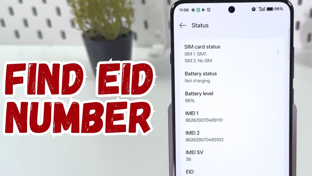 How to Locate Your EID Number on the OnePlus 13 5G - Step-by-Step Guide