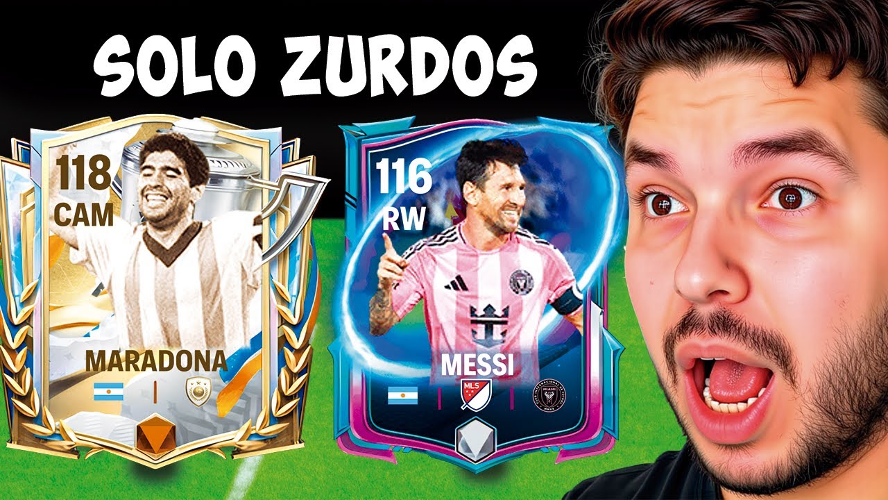 Juego con Solo Futbolistas Zurdos!