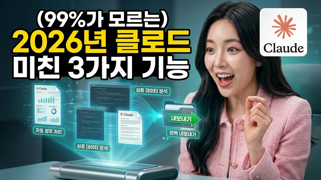 99%가 모르는 완전히 달라진 클로드 | 자동화 끝판왕 기능 3가지 (코워크)