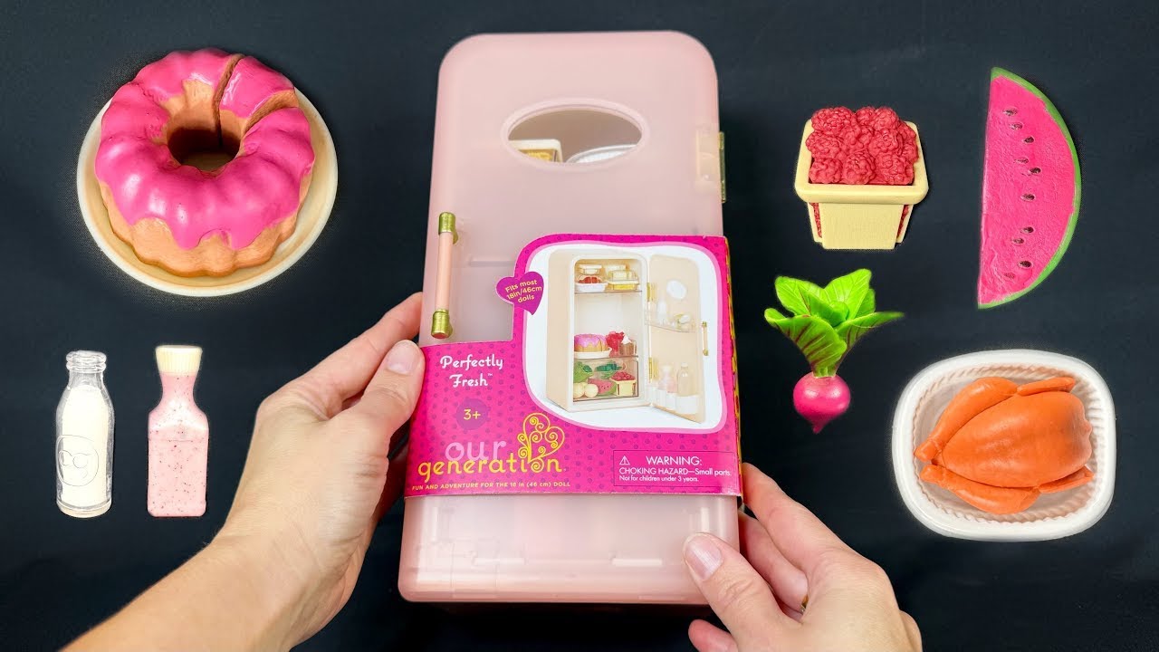Epic ASMR Unboxing: Our Generation Doll Mini Fridge & Play Food Accessories!