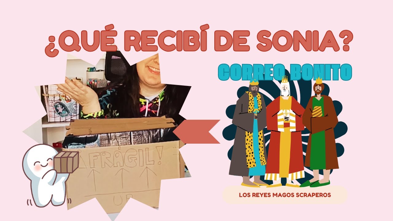 Lo que recibí de Sonia (VivaCrafts) por los Reyes Magos scraperos | Correo bonito