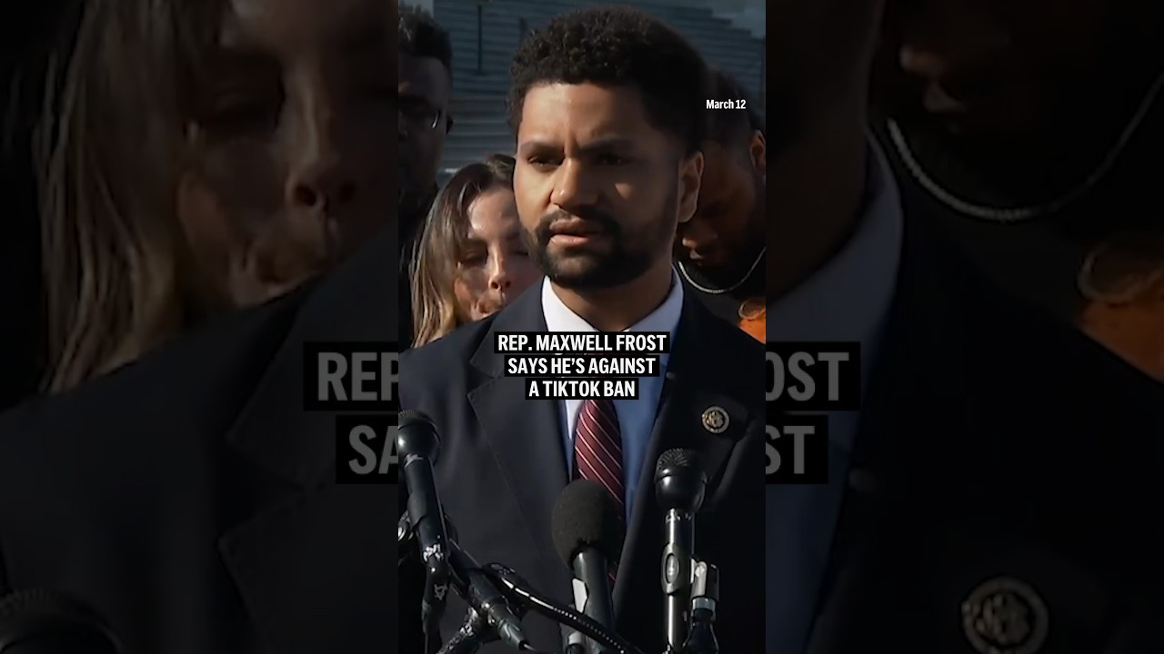 Rep. Maxwell Frost says he&rsquo;s against a TikTok ban
