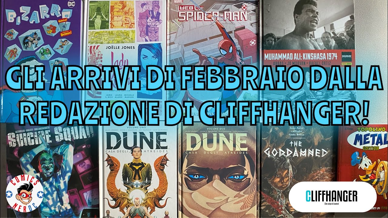 Gli arrivi di febbraio di Panini Comics che ho selezionato dalla redazione di Cliffhanger!