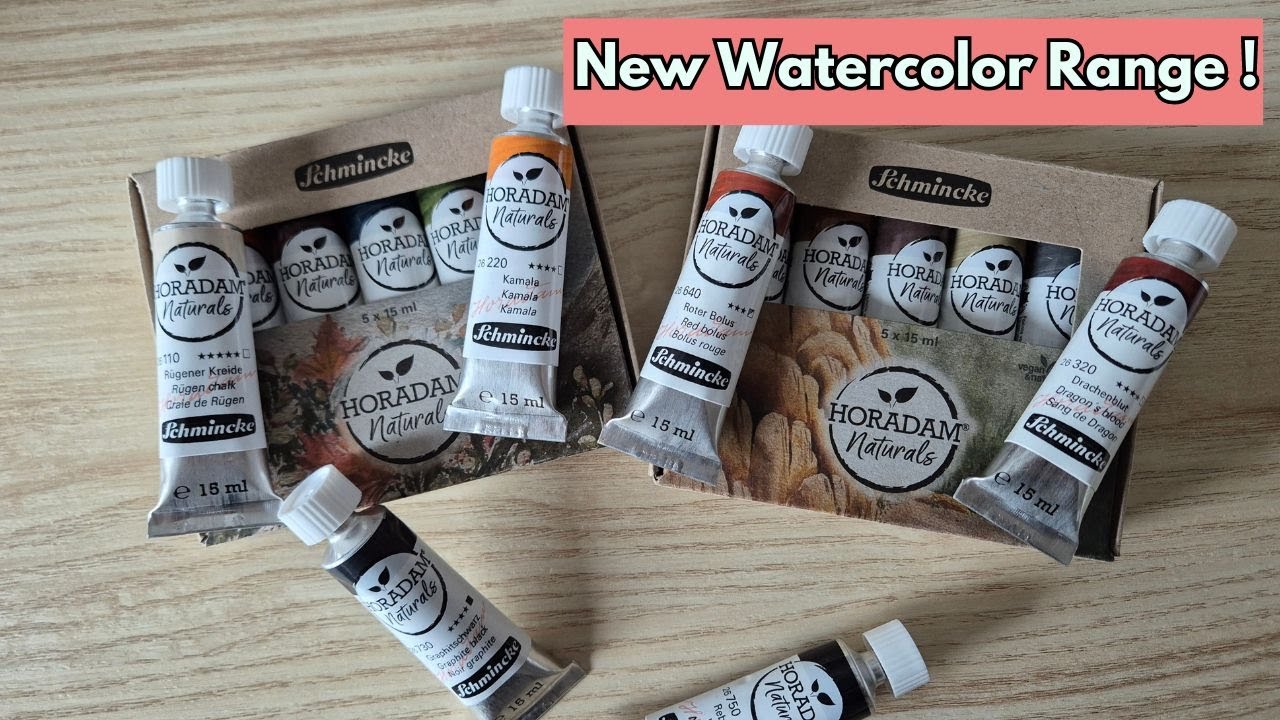 Schmincke Horadam Naturals Watercolors  ✶Art Supply Haul ✶